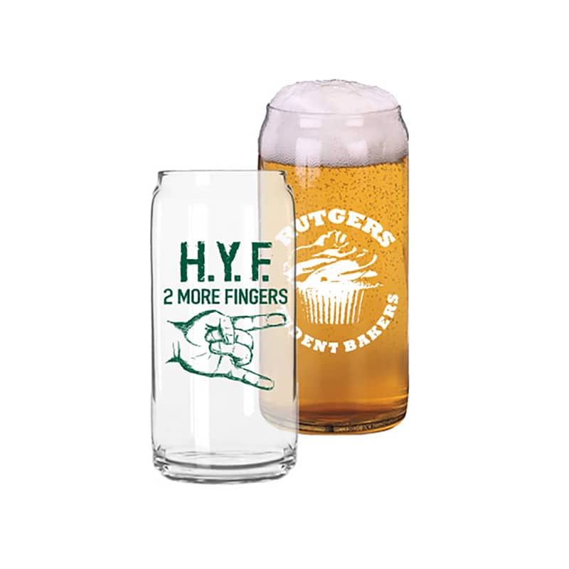 16 oz Pint Glass Can beer taster