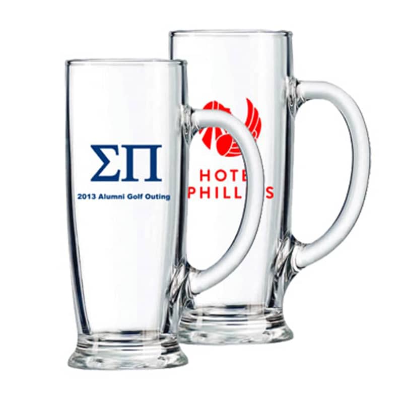 Custom Ferdinand Glass Mug Bulk 18 oz, the classic bar favorite for pubs, taverns, and corporate events.