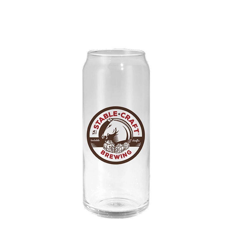 custom 20 oz tall boy glass can bulk with custom imprint