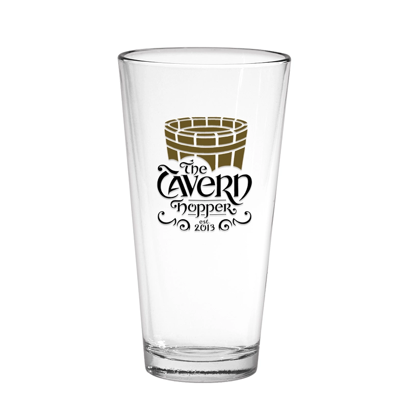 custom 20 oz mixing glasses bulk with personalized imprint