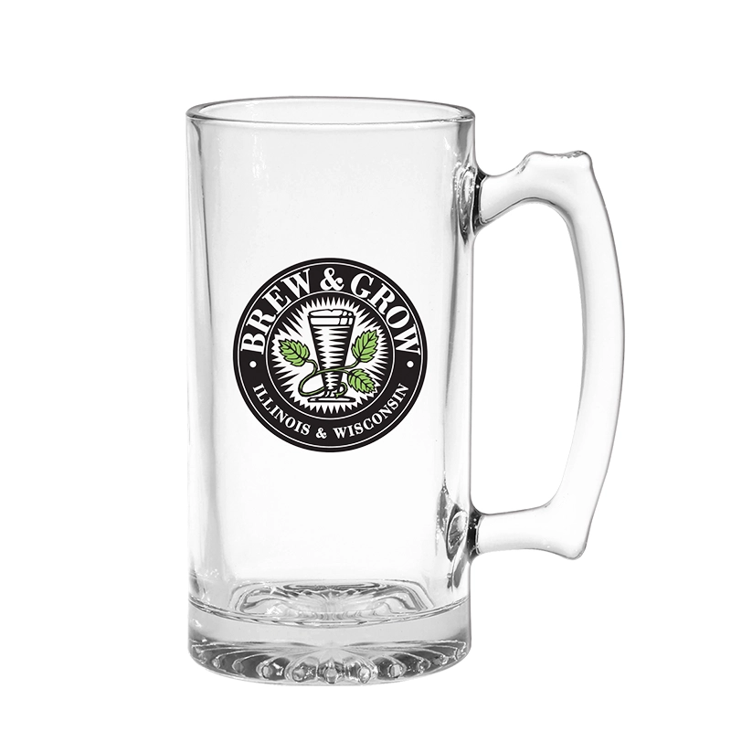 custom 25 oz thumbprint beer mug bulk with personalized imprint