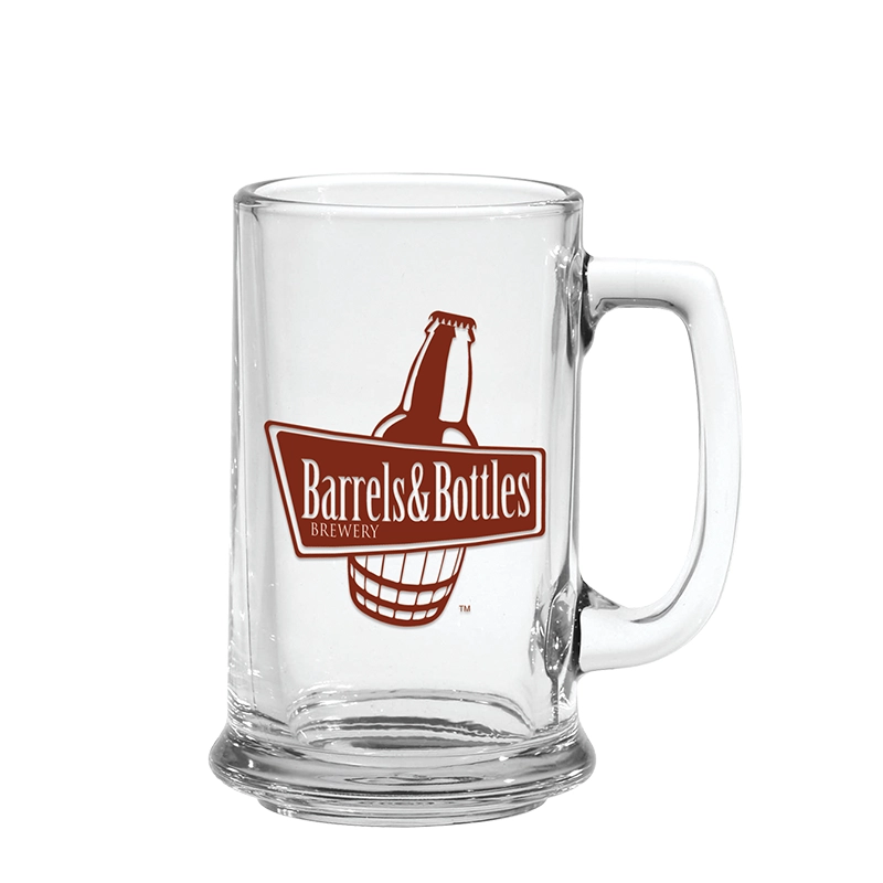 custom 15 oz Munich beer glass tankard bulk with personalized imprint
