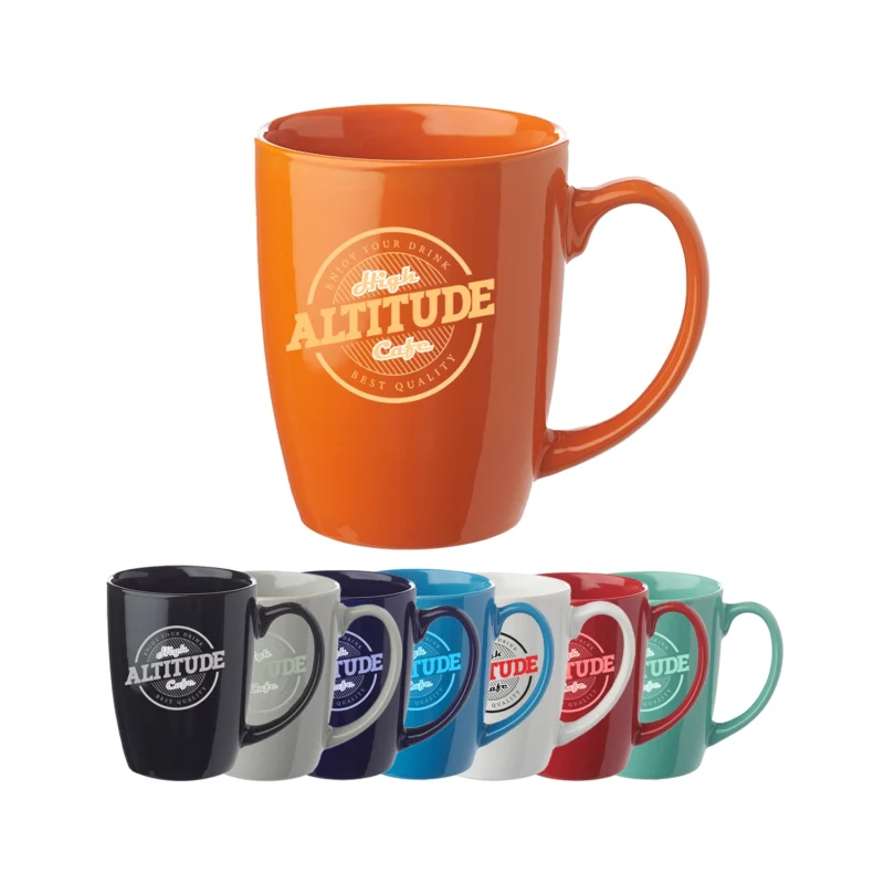 12 oz Jave Challenger Solid Colored Ceramic Mug
