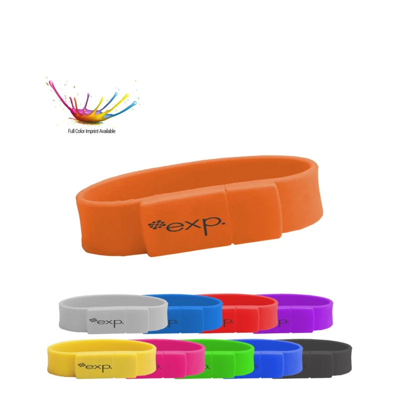 Wristbands USB Flash Drive 64MB to 8GB - Bulk Pricing